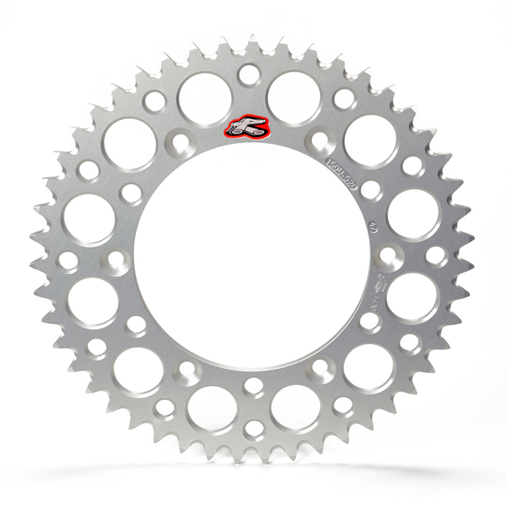 SPROCKET REAR ULTRALIGHT KAWASAKI KX125/250 80-08, KX250F/450F 04-24 46T SILVER (R)
